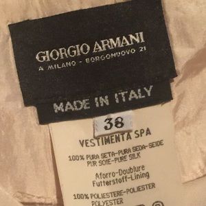 Giorgio Armani silk pants